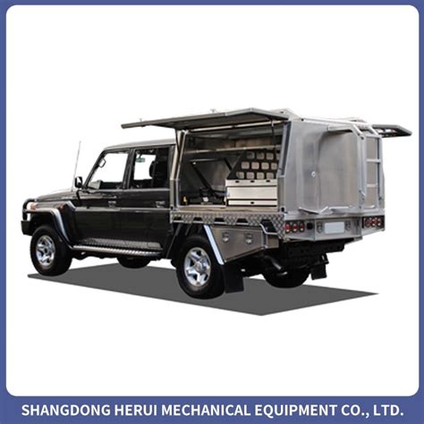 Custom Aluminum Trailer Canopy 2 5mm Flat Aluminum 4 Doors Ute Canopy