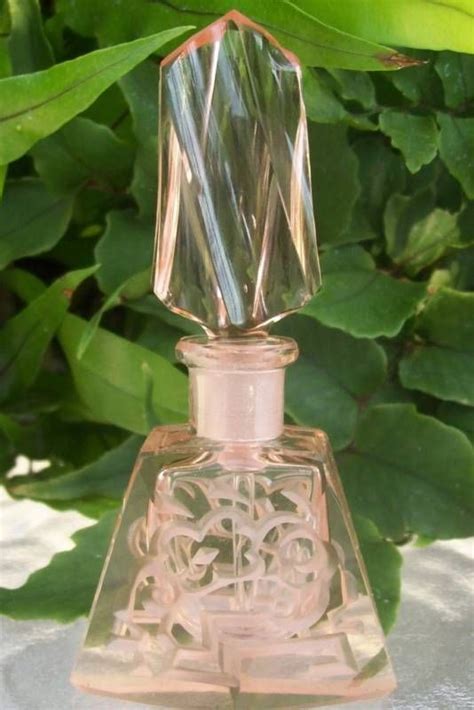 Vintage Czech Perfume Bottle~dauber Intact~signed~4 5 Tall~a Collector S Dream Perfume