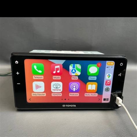 Jual Head Unit Original Toyota Yaris GR Thn 2022 Appel Carplay 7inch