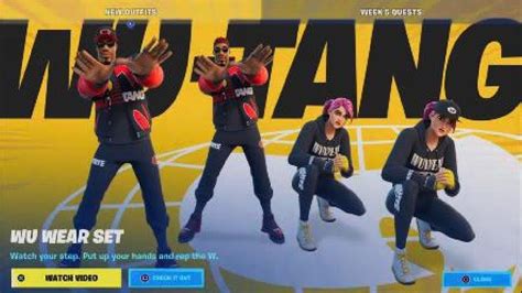 Fortnite Item Shop April 23 2022 Wu Tang Clan Is In The House Wu