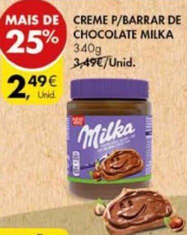 Promo O Creme P Barrar De Chocolate Milka G Em Pingo Doce