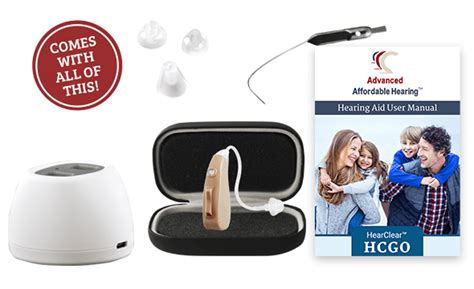 Hearclear™ Go Rechargeable Hearing Aid Advanced Affordable Hearing