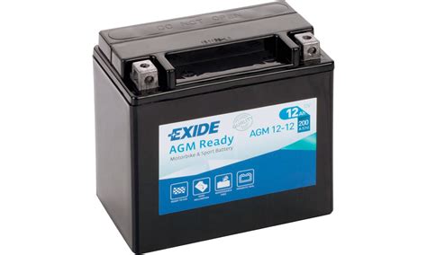 Exide Batteri Agm M V Ah Vedlikeholdsfri Agm Thansen No