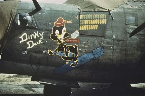 50 Color Vintage Photographs That Capture Amazing Nose Art Painted On