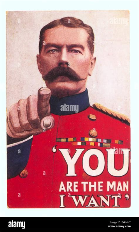 1910s UK Lord Kitchener Recruitment Poster Stock Photo, Royalty Free ...