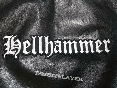 Hellhammer - Logo Backshape | TShirtSlayer TShirt and BattleJacket Gallery