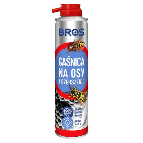 Gaśnica na osy i szerszenie Bros 600 ml ZielonaTaczka pl