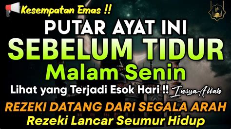 Putar Dzikir Ini Putar X Sebelum Tidur Malam Berkah Zikir Mustajab