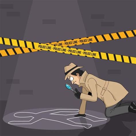 Detective finding on a clue 175172 Vector Art at Vecteezy