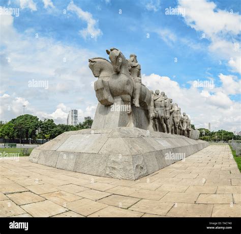 Sao Paulo SP Brasil Marzo 02 2019 Monumento En El Parque De