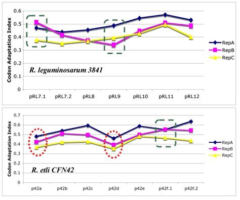 Codon Adaptation Index Cai Values Are Shown For Each Of The Genes