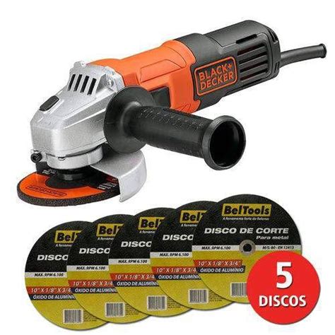 Esmerilhadeira Angular Lixadeira Potente 4 1 2 650w 220v Black Decker