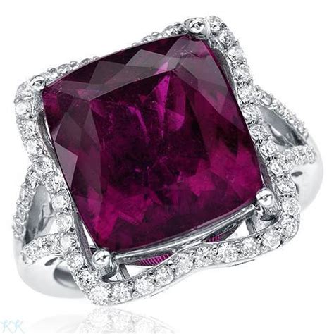 Carbonado ♦♦♦ » Cocktail Ring With 9.30ctw Precious Stones – Genuine ...