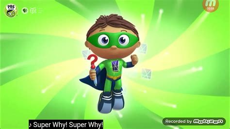 SUPER WHY THEME SONG - YouTube