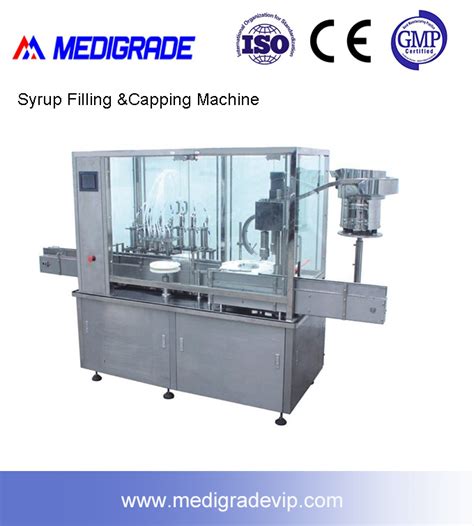 Full Automatic 50ml Oral Syrup Liquid Plastic Bottle Filling Capping