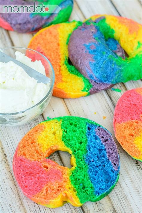 Rainbow Bagels Recipe: How to make a Rainbow Bagel!