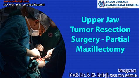 Jaw Tumor Resection Surgery, India | Partial Maxillectomy