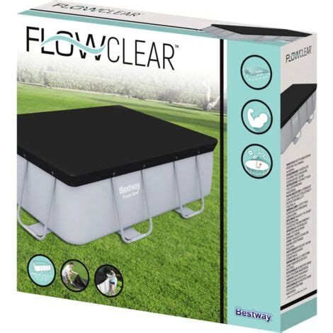 Bestway Couverture De Piscine Flowclear 269x179 Cm