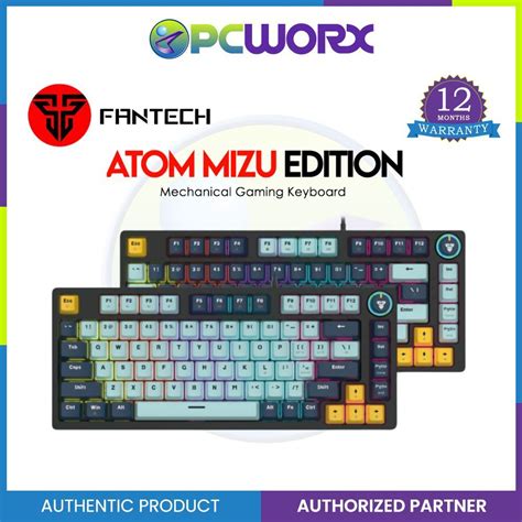 Fantech MK875 V2 ATOM 81 Key Wired Hot Swappable Mechanical Keyboard MIZU Edition Shopee