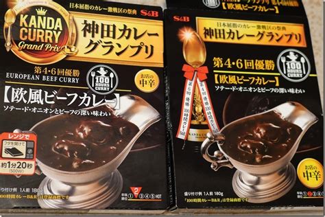 深いこく、神田カレーグランプリ 100時間カレーbandr 欧風ビーフカレー お店の中辛、ハンバーグをのせていただくのもとてもおいしい