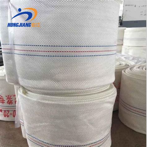 PVC Lined Fire Fighting Cotton Canvas Hose Pipe High Pressure Flexible