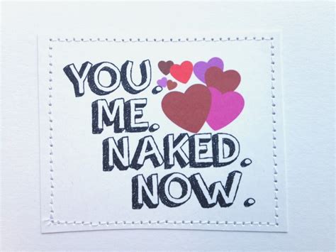 Hot Sexy Card For Your Honey You Me Naked Now Etsy