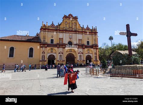 Virgin Of The Assumption Cathedral Zocalo San Cristobal De Las Casas