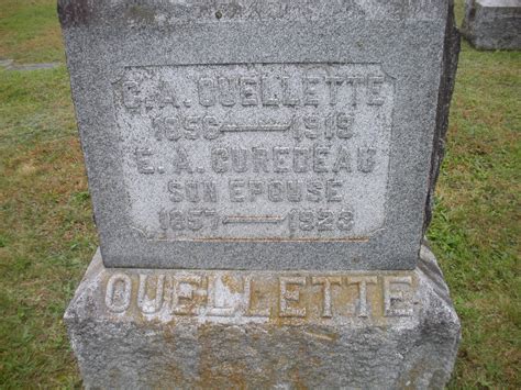 Esther Agnes Curadeau Ouellette M Morial Find A Grave