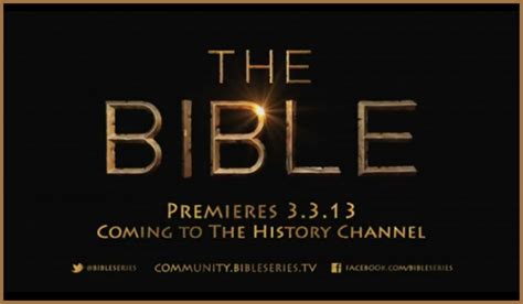 Naima Lett - Blog | History Channel Takes Heat on "The Bible" | Dr ...