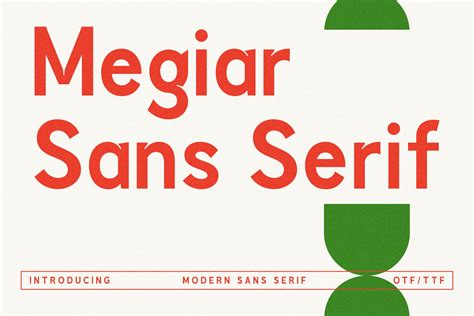 Megiar Sans Serif Font Sans Serif Fonts Creative Market