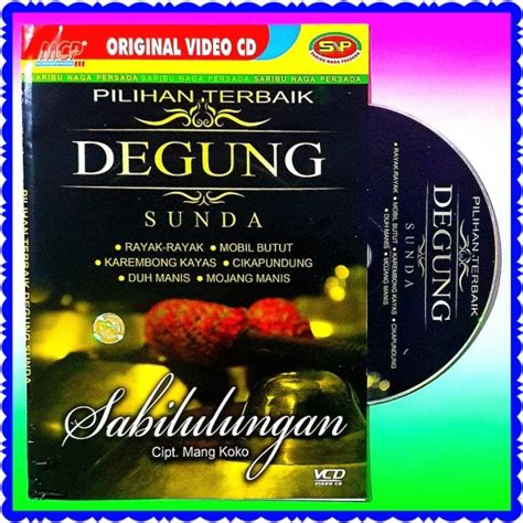 Jual KASET VCD ORIGINAL DEGUNG SUNDA-MUSIK INSTRUMEN SUNDA-LAGU SUNDA ...