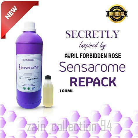 Jual BIBIT PARFUM AVRIL FORBIDDEN ROSE BY SENSAROME 100ML REPACK