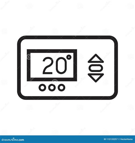 Ic Ne De Thermostat Illustration De Vecteur Illustration De Vecteur