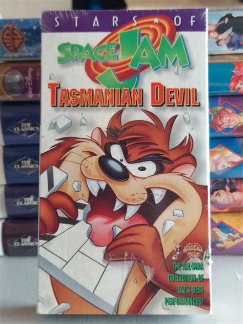 Bande Vhs Vintage Stars Of Space Jam Tasmanian Devil Looney Tunes