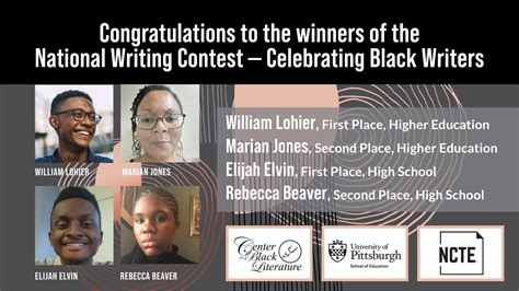 National Writing Contest: Celebrating Black Writers - National Council of Teachers of English