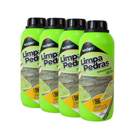 Kit Limpa Pedras Biodegradável Ivaclean 1l 4 Unidades Leroy Merlin