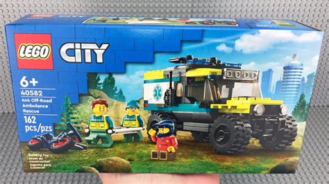 Cute Lego City 40582 Off Road Ambulance Rescue 2023 Set Quick Look