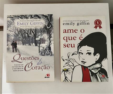 Combo de Livros Emily Griffin Questões do Coração e Ame O Que É Seu