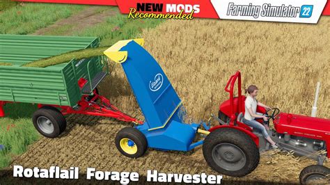 FS22 Rotaflail Forage Harvester Farming Simulator 22 New Mods