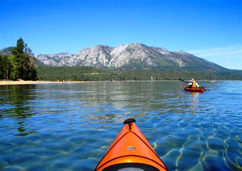 Circumnavigation Of Lake Tahoe On Kayak Lake Tahoe Water Trail