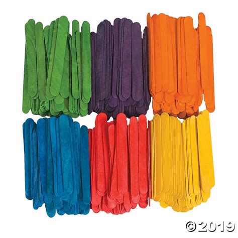 Rainbow Craft Sticks (300 Piece(s)) | GlowUniverse.com