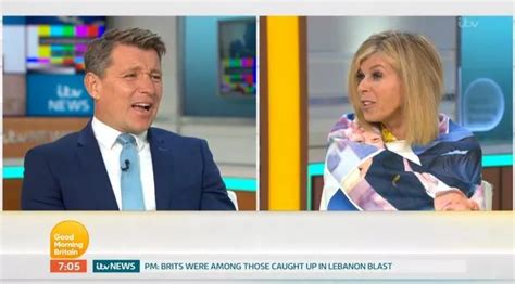 Ben Shephard S Embarrassing Kate Garraway Topless Encounter Which He