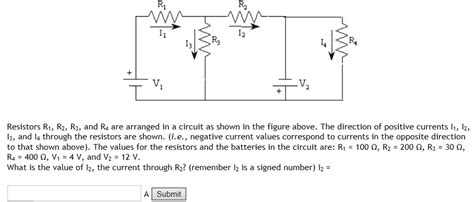 SOLVED Vz Resistors R1 Rz R3 And R4 Are Arranged Circuit As Shown In