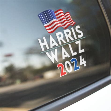 Harris Walz 2024 Decal Waterproof Sticker Etsy