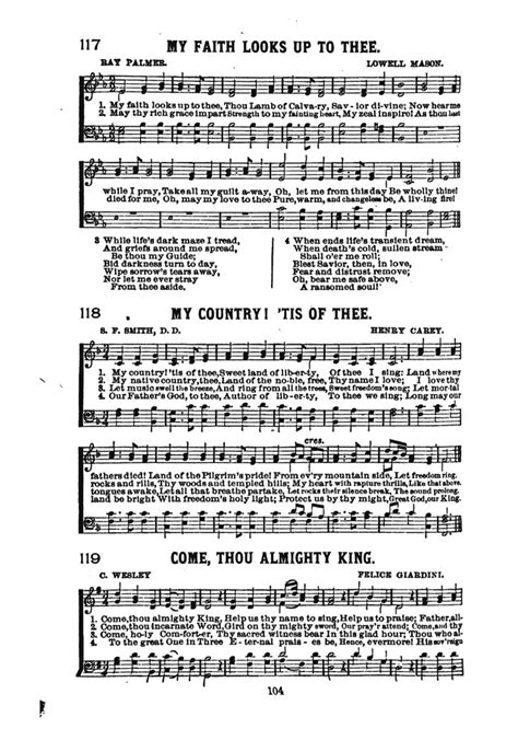 Songs Of Revival Power 118 My Country Tis Of Thee