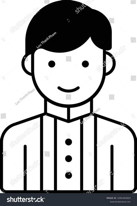 Philippines Filipino Person User People Outline Stock Vector (Royalty Free) 2291443023 ...