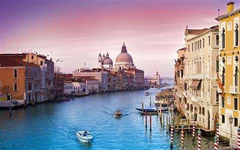 1920x1200 / landscape city venice italy canal building church architecture boat urban wallpaper ...