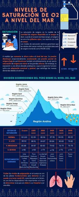 Niveles De Saturaci N De O A Nivel Del Mar Emilia Yucra Udocz