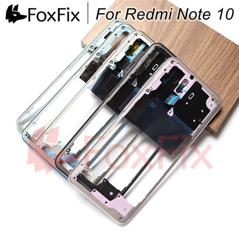 Original NEW Middle Frame For Xiaomi Redmi Note10 Note 10 Frame Front