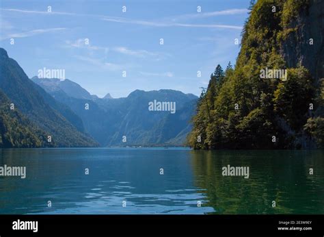 Schonau am Konigssee, Beautiful alpine landscape, a place to relax Stock Photo - Alamy